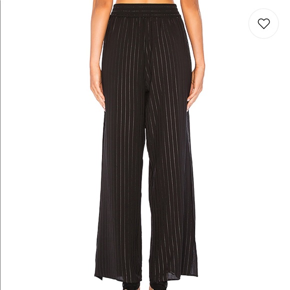 BCBGeneration Side Split High-Rise Palazzo Pants* - Picture 2 of 4